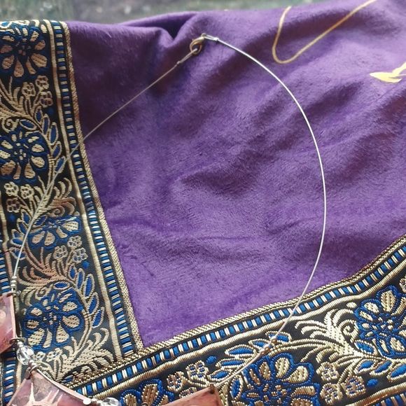 Vintage enameled copper African Motif necklace - Picture 3 of 5